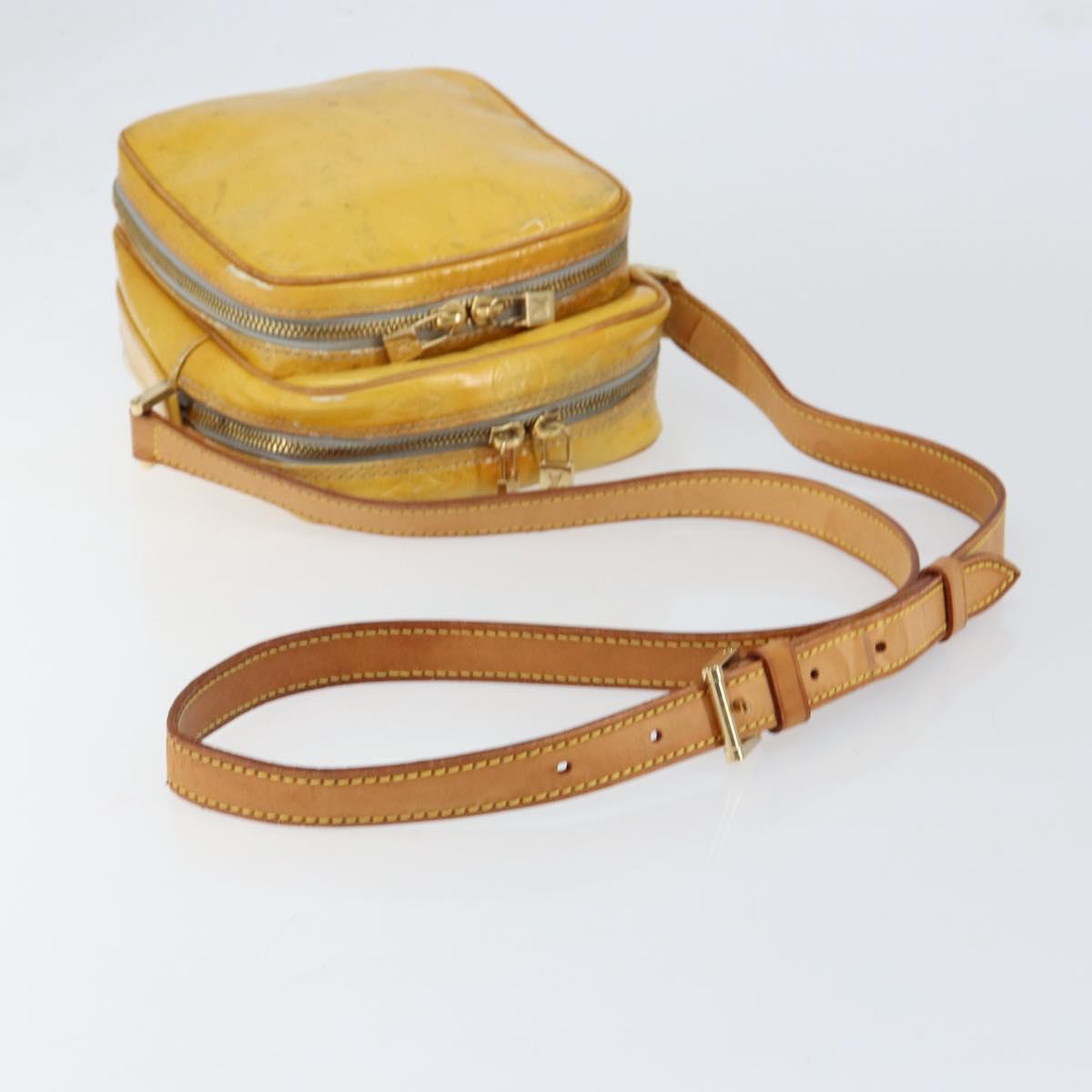 LOUIS VUITTON Monogram Vernis Wooster Shoulder Bag Gris M91036 LV Auth th6463