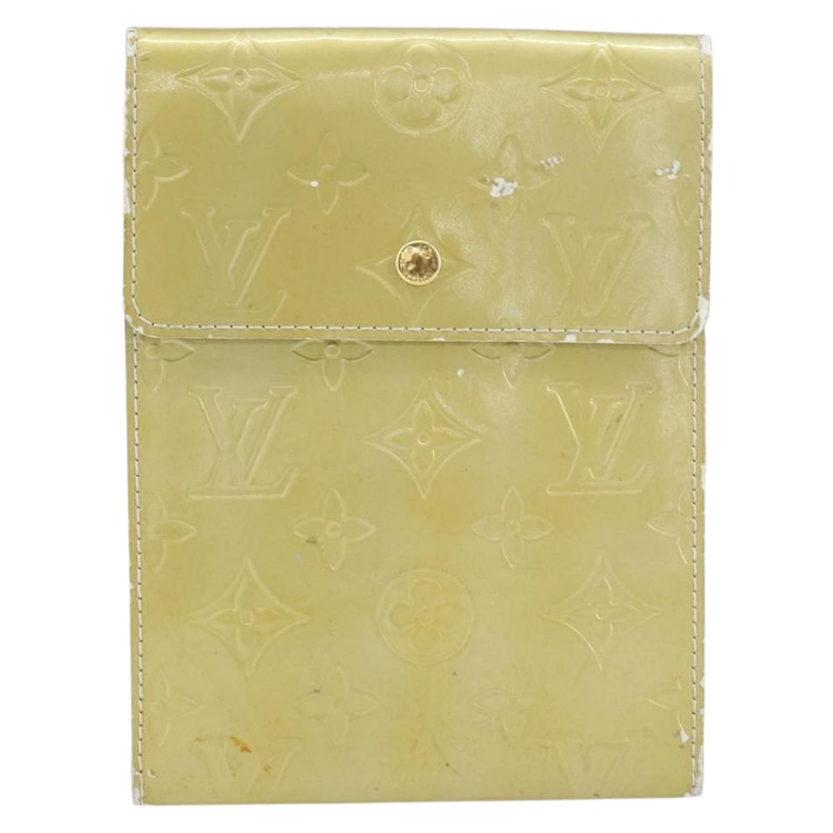 LOUIS VUITTON Monogram Vernis Kenmare Shoulder Bag Gris M91060 LV Auth th6464