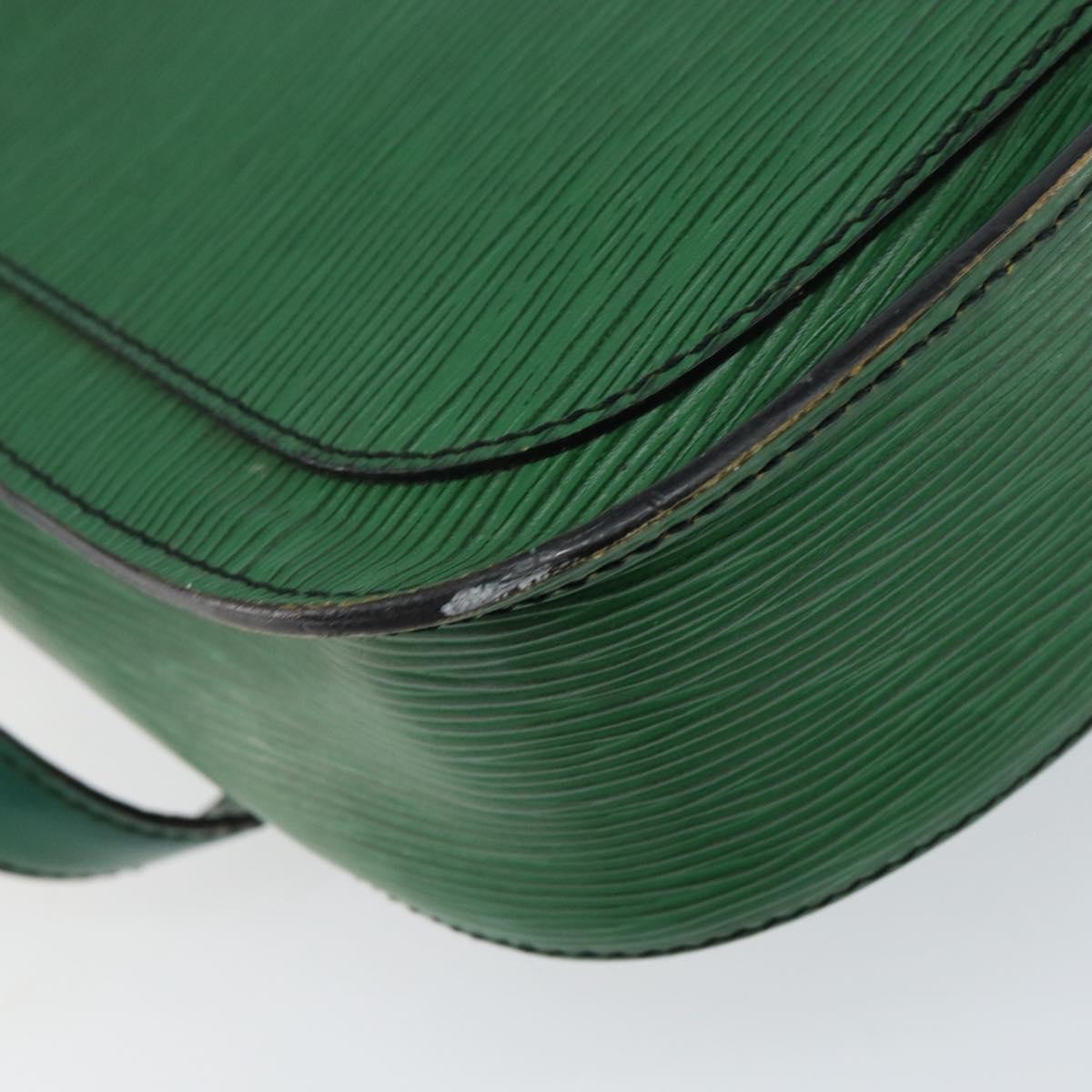 LOUIS VUITTON Epi Saint Cloud GM Shoulder Bag Green M52194 LV Auth th6465