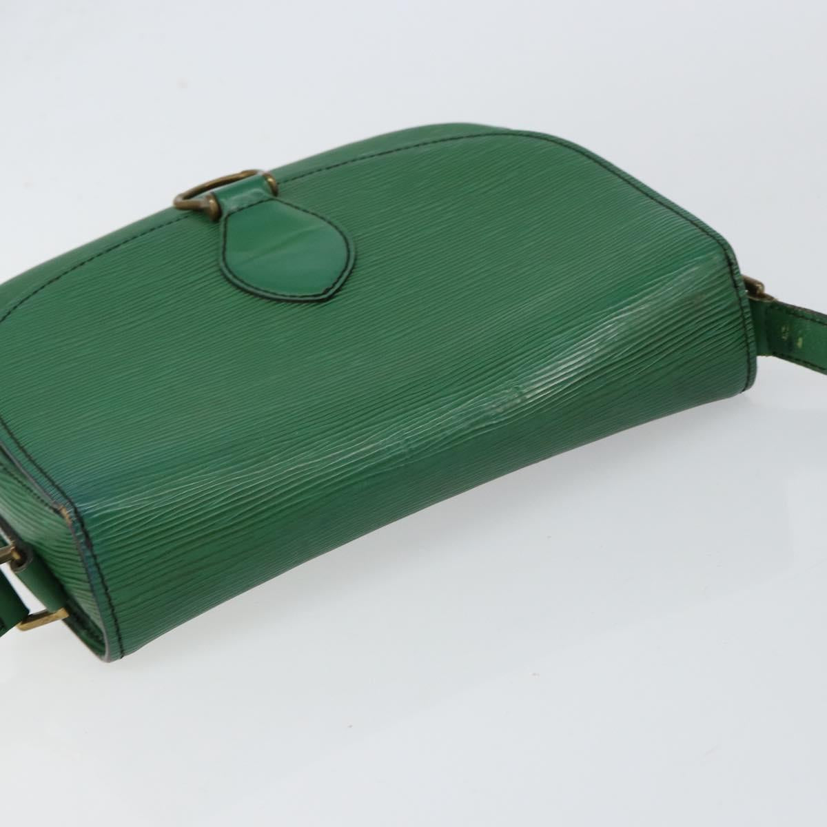 LOUIS VUITTON Epi Saint Cloud GM Shoulder Bag Green M52194 LV Auth th6465