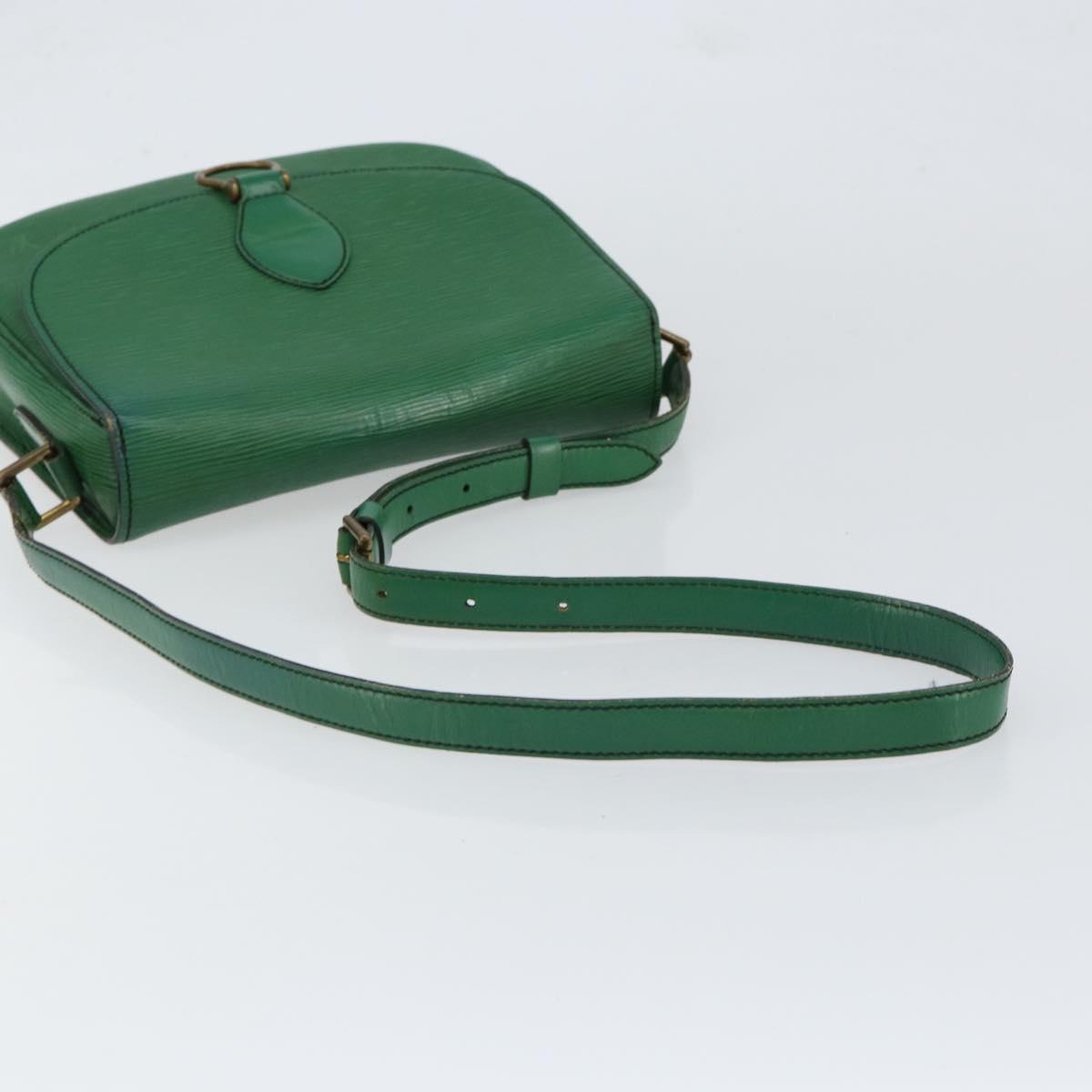 LOUIS VUITTON Epi Saint Cloud GM Shoulder Bag Green M52194 LV Auth th6465