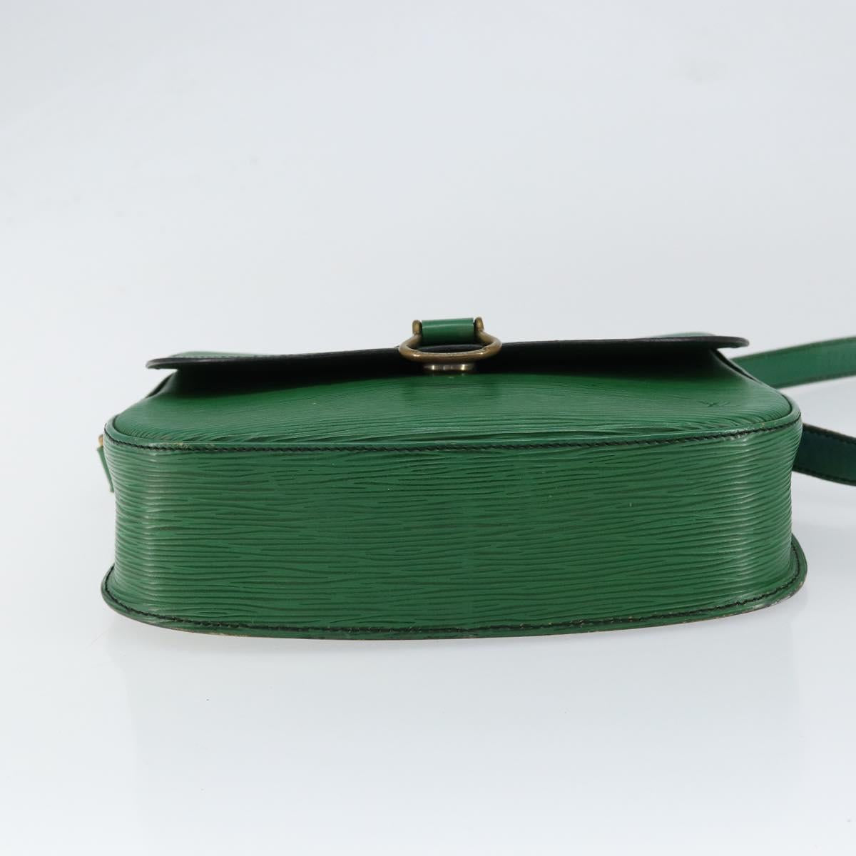 LOUIS VUITTON Epi Saint Cloud GM Shoulder Bag Green M52194 LV Auth th6465