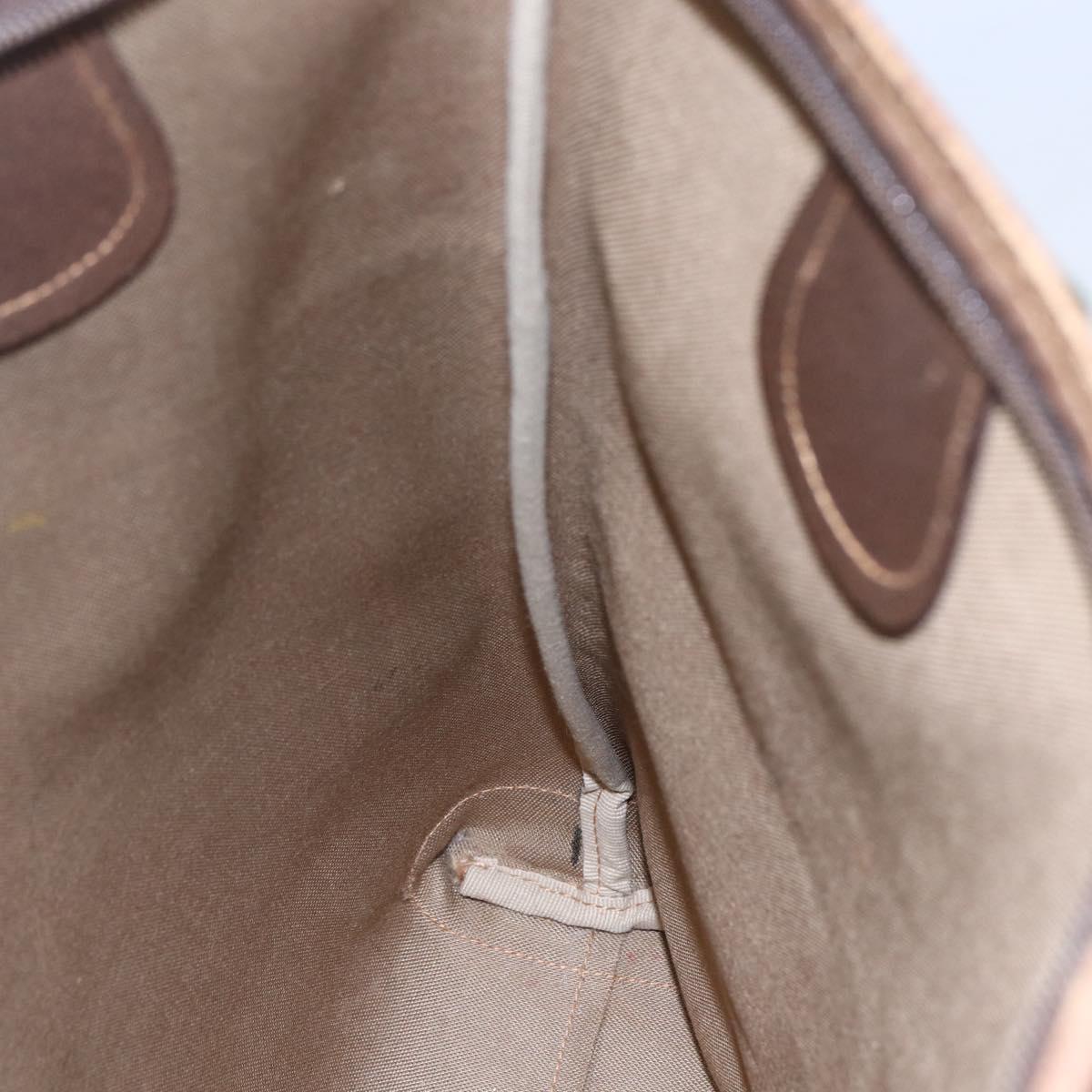 GUCCI GG Supreme Web Sherry Line Tote Bag PVC Beige Gold 002 39 0163 Auth th6468