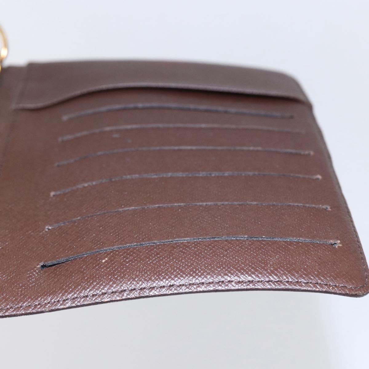 LOUIS VUITTON Damier Ebene Agenda MM Day Planner Cover R20240 LV Auth th6470