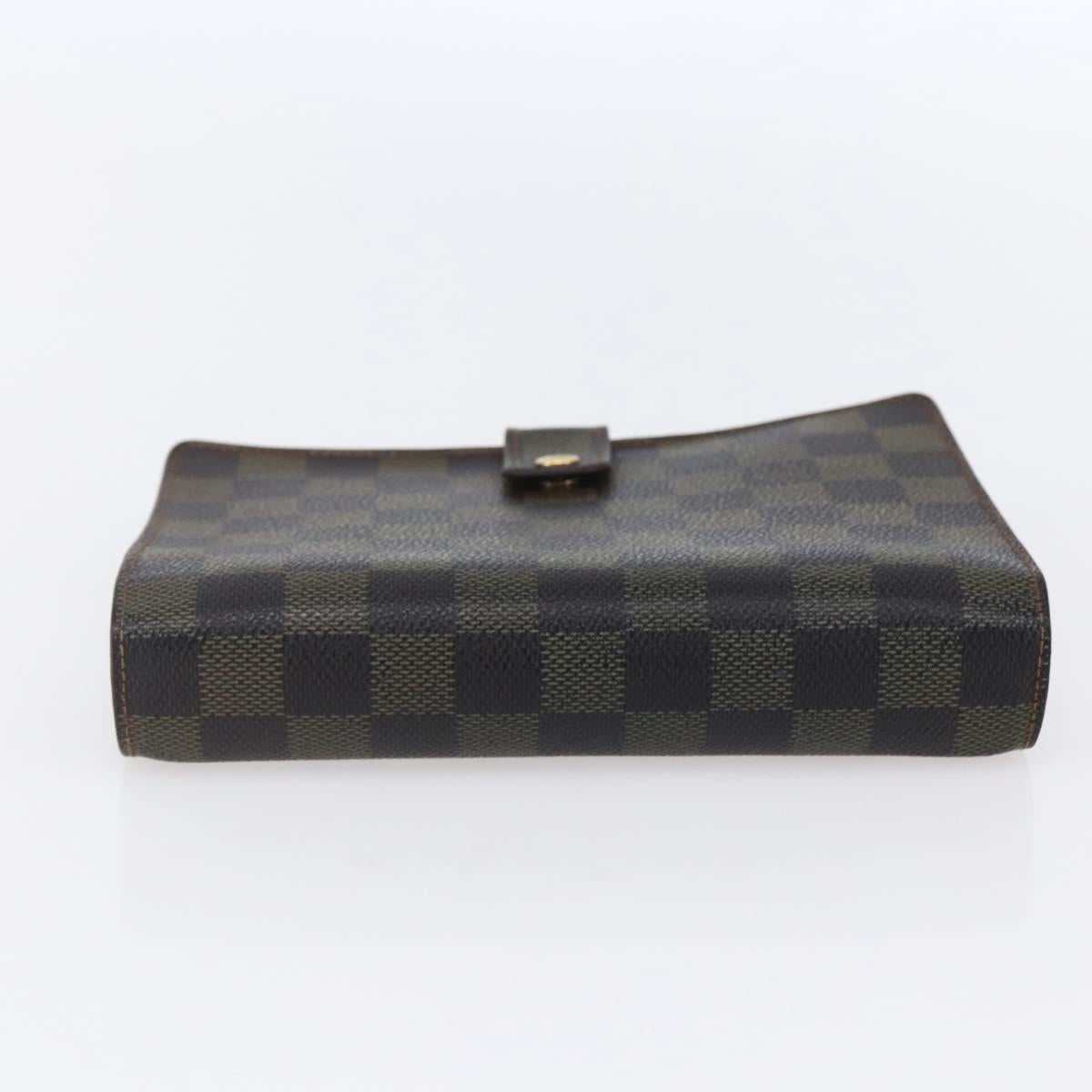 LOUIS VUITTON Damier Ebene Agenda MM Day Planner Cover R20240 LV Auth th6470