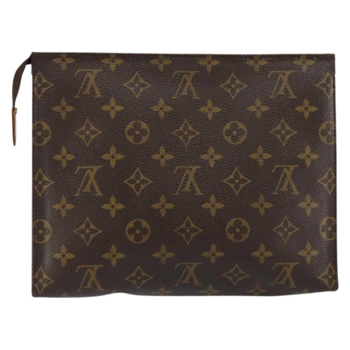 LOUIS VUITTON Monogram Poche Toilette 26 Pouch M47542 LV Auth th6471