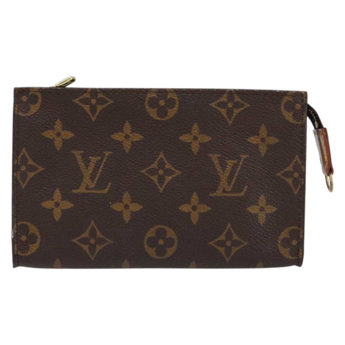 LOUIS VUITTON Monogram Bucket PM Accessory Pouch LV Auth th6473