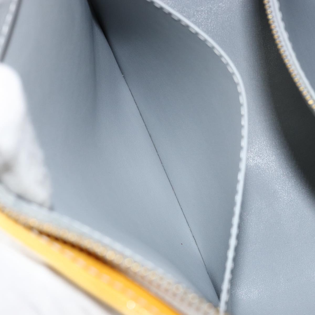 LOUIS VUITTON Monogram Vernis Houston Hand Bag Gris M91053 LV Auth th6475