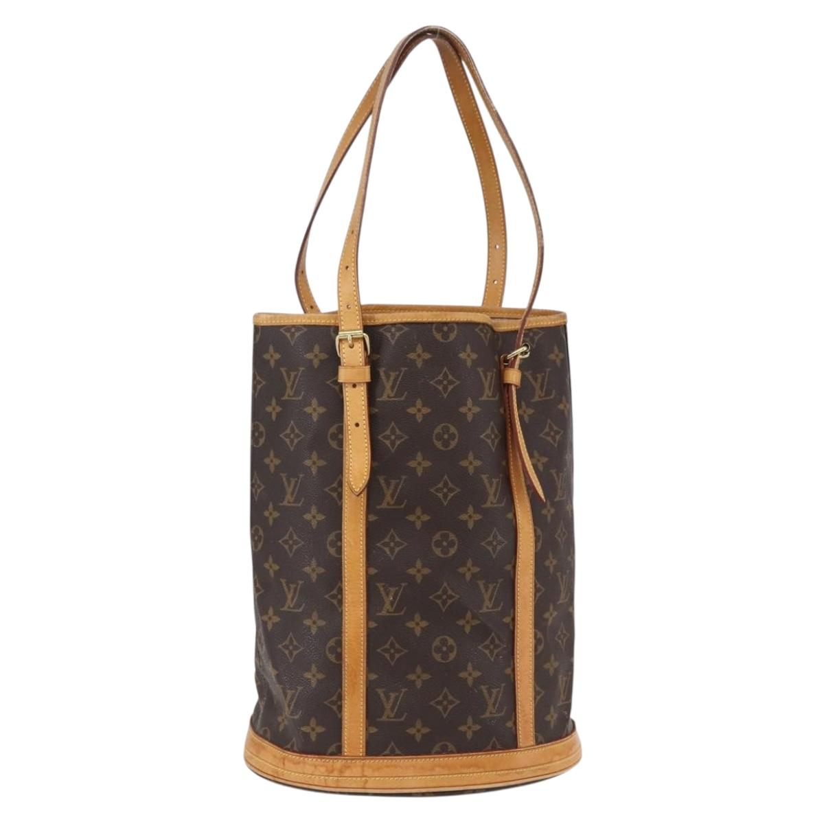 LOUIS VUITTON Monogram Bucket GM Shoulder Bag M42236 LV Auth th6478