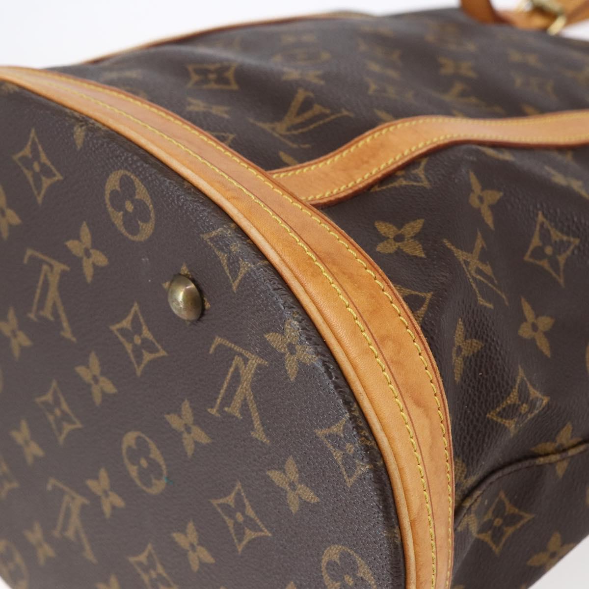 LOUIS VUITTON Monogram Bucket GM Shoulder Bag M42236 LV Auth th6478