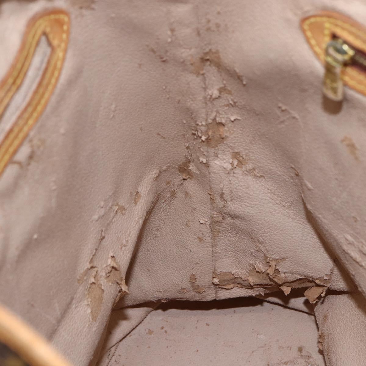 LOUIS VUITTON Monogram Bucket GM Shoulder Bag M42236 LV Auth th6478