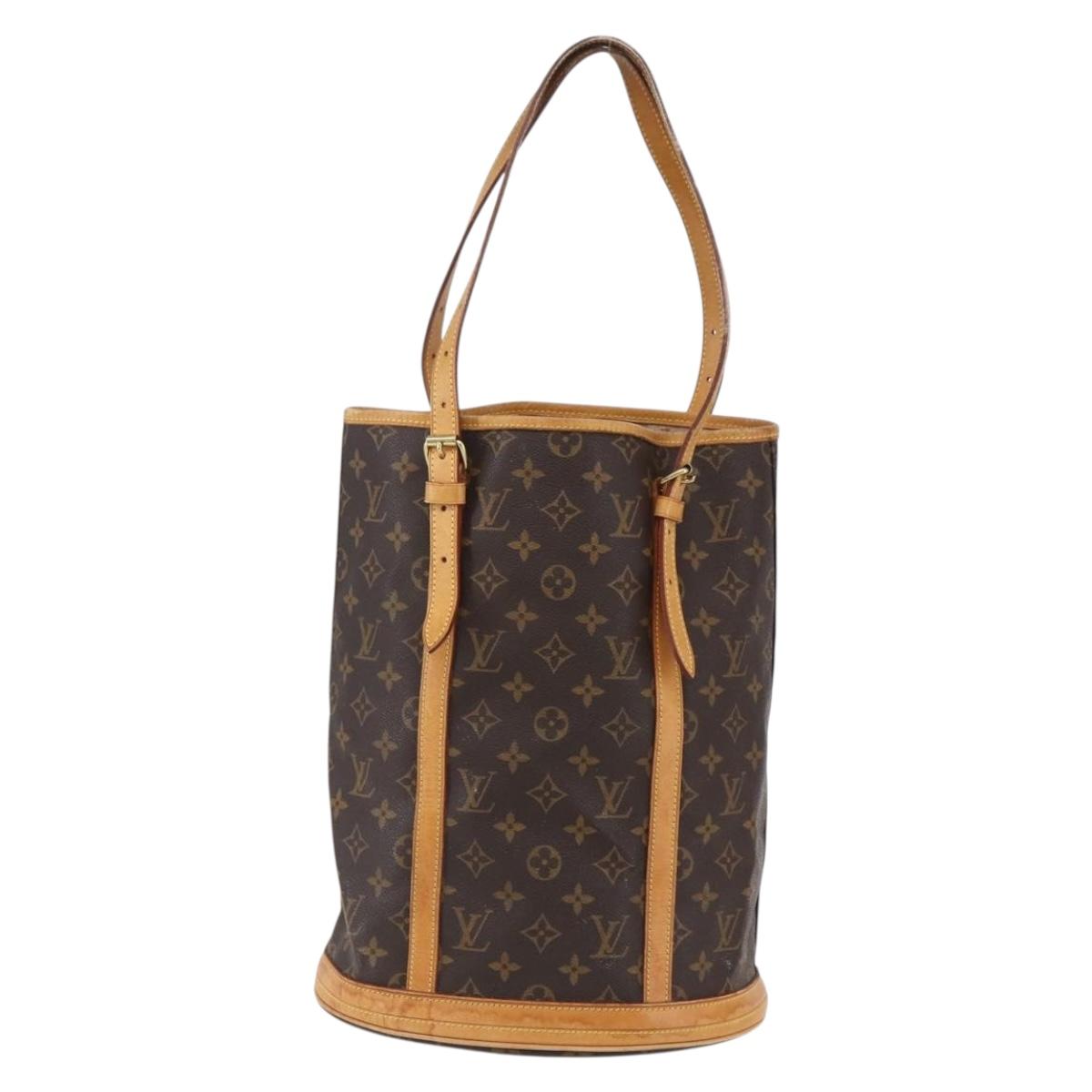 LOUIS VUITTON Monogram Bucket GM Shoulder Bag M42236 LV Auth th6478