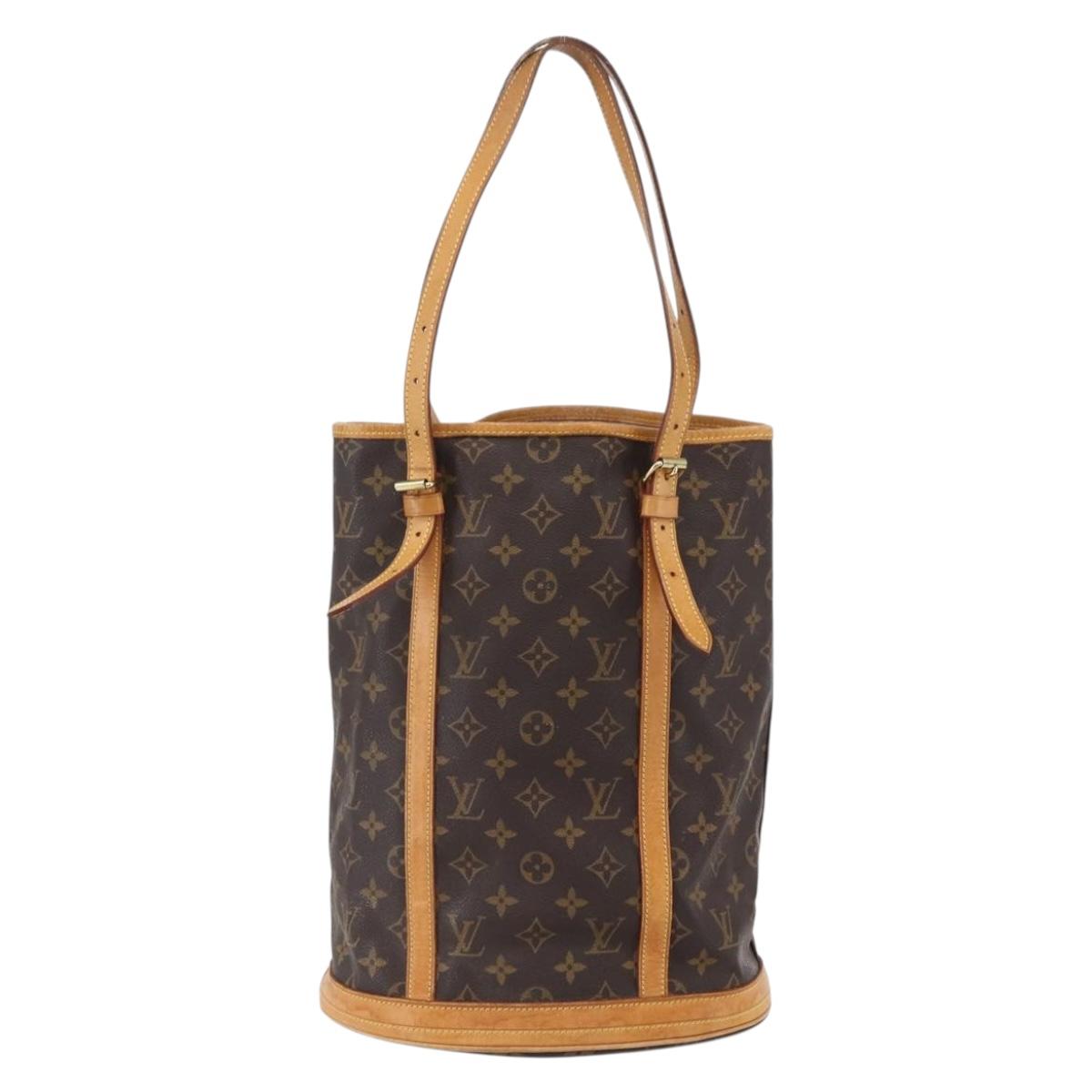 LOUIS VUITTON Monogram Bucket GM Shoulder Bag M42236 LV Auth th6478