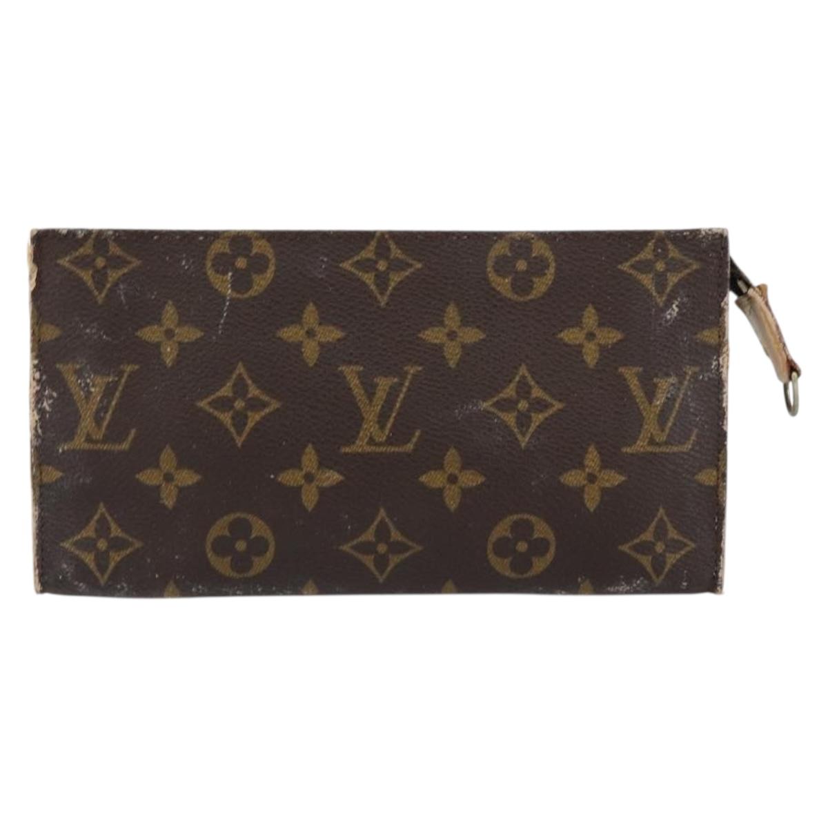 LOUIS VUITTON Monogram Bucket GM Accessory Pouch LV Auth th6479