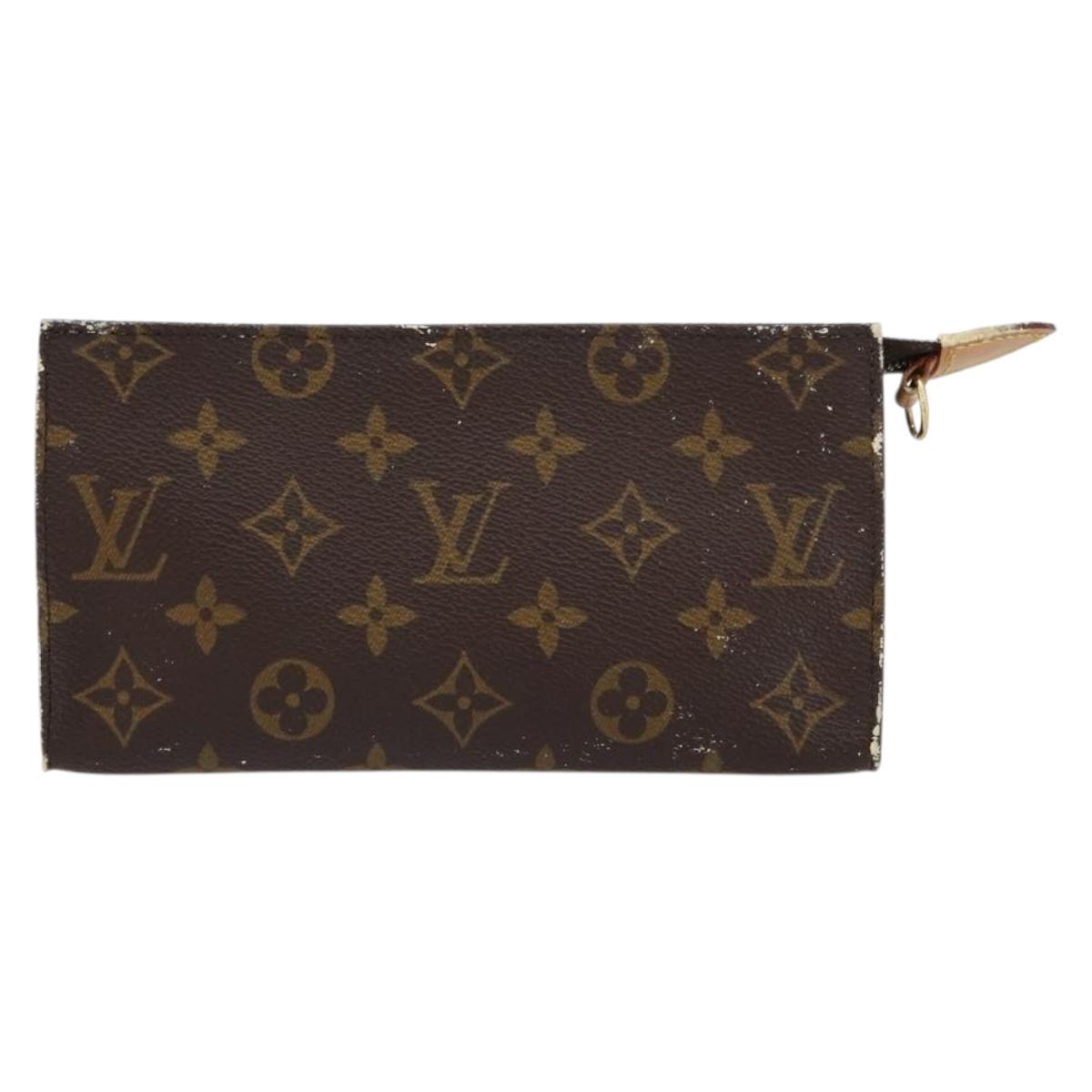 LOUIS VUITTON Monogram Bucket GM Accessory Pouch Vintage LV Auth th6481