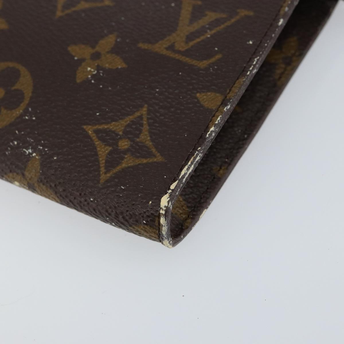 LOUIS VUITTON Monogram Bucket GM Accessory Pouch Vintage LV Auth th6481