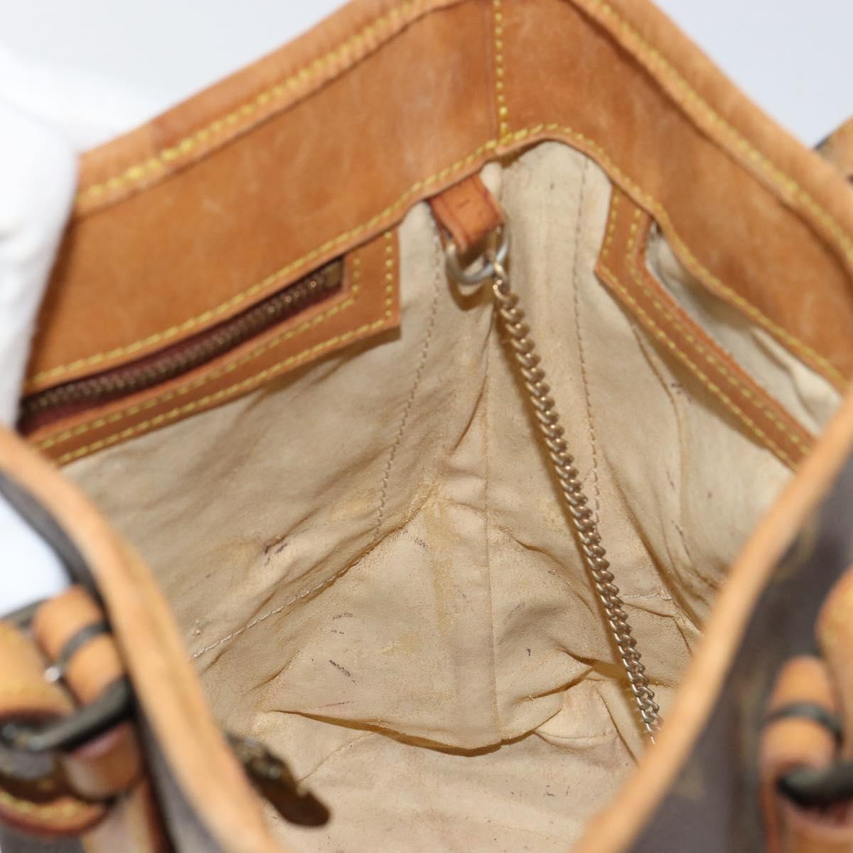 LOUIS VUITTON Monogram Bucket PM Shoulder Bag Vintage M42238 LV Auth th6482
