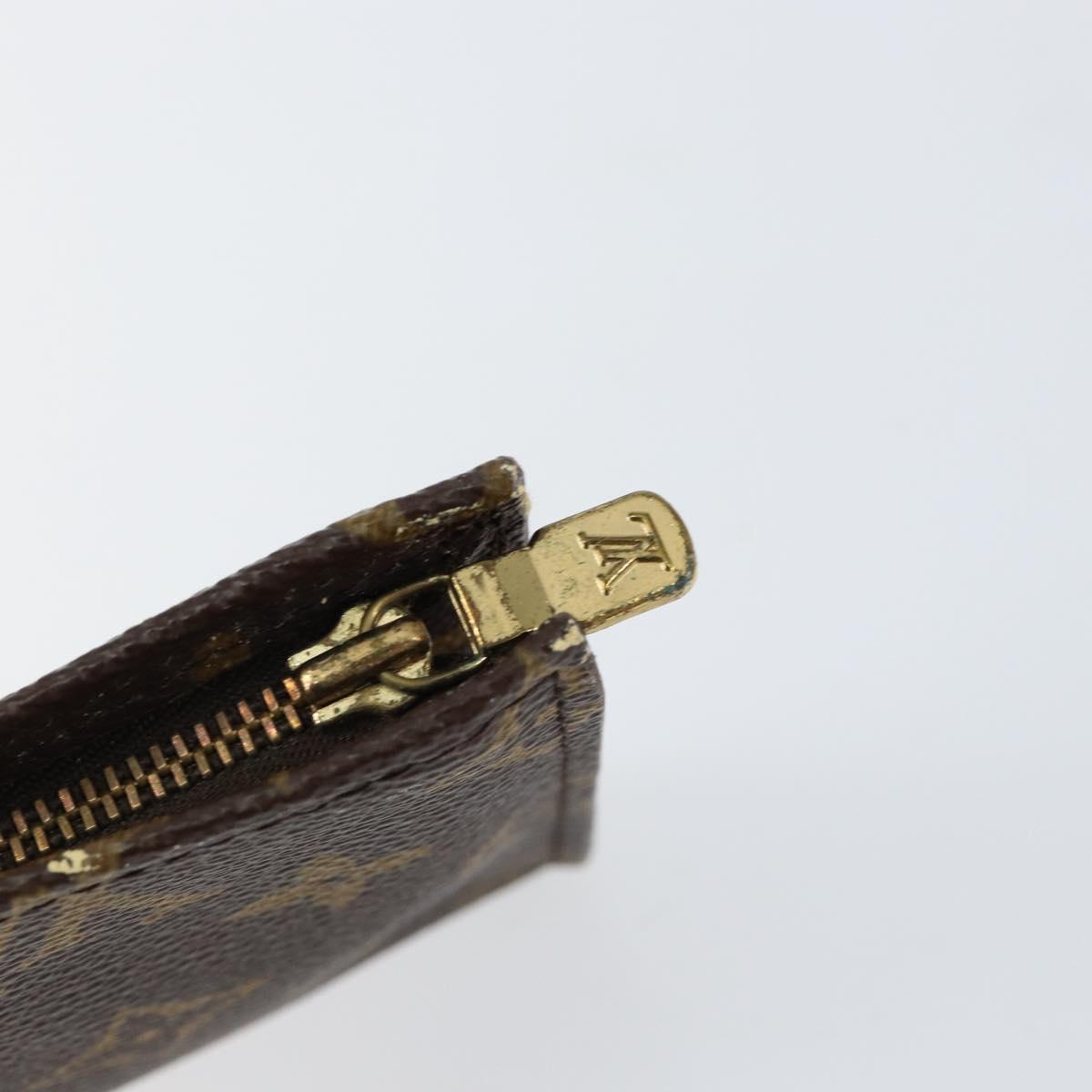 LOUIS VUITTON Monogram Bucket PM Accessory Pouch Vintage LV Auth th6483