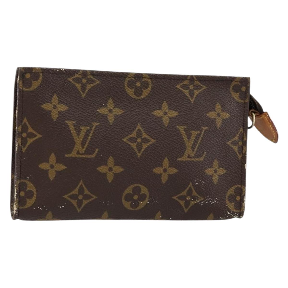 LOUIS VUITTON Monogram Bucket PM Accessory Pouch Vintage LV Auth th6483