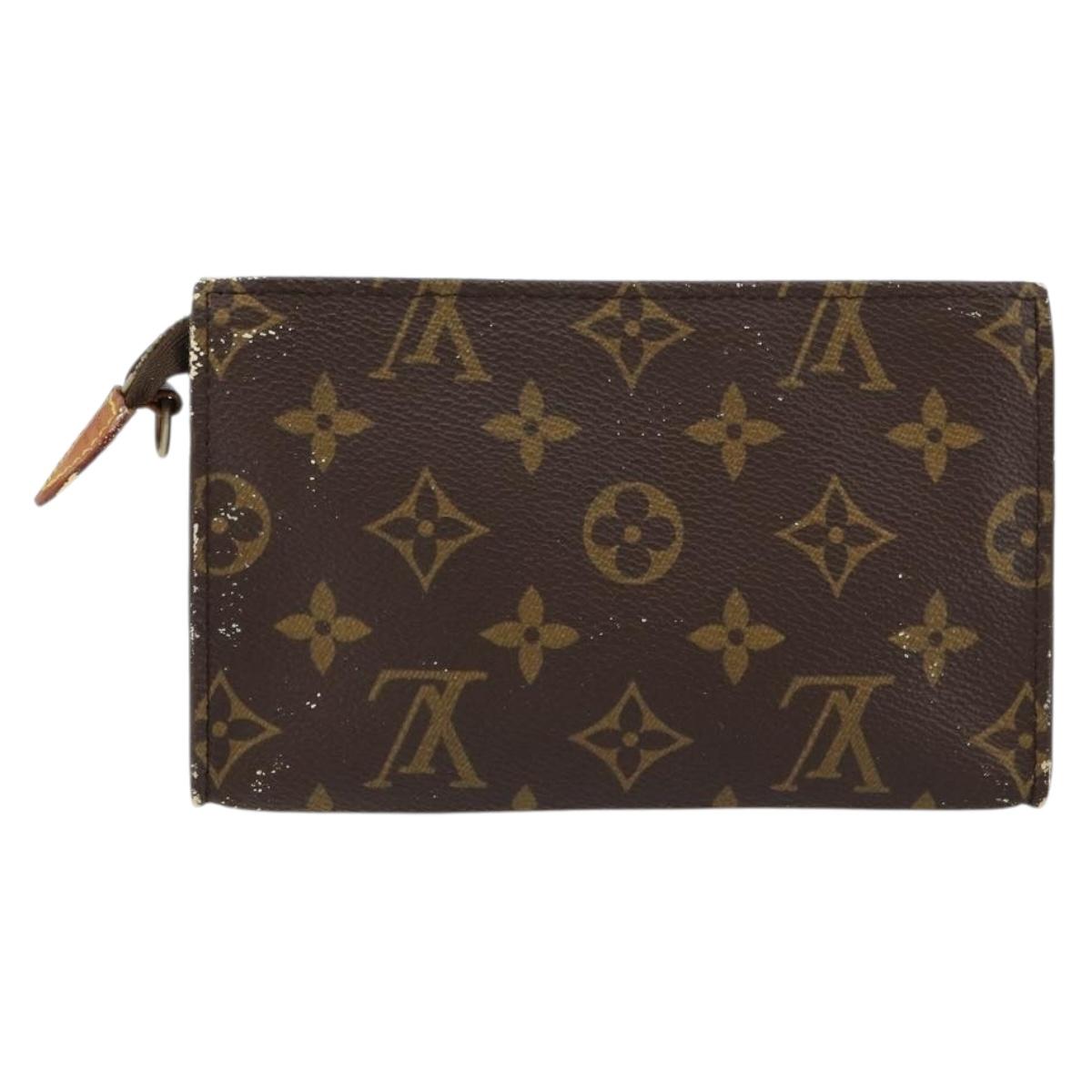 LOUIS VUITTON Monogram Bucket PM Accessory Pouch Vintage LV Auth th6483