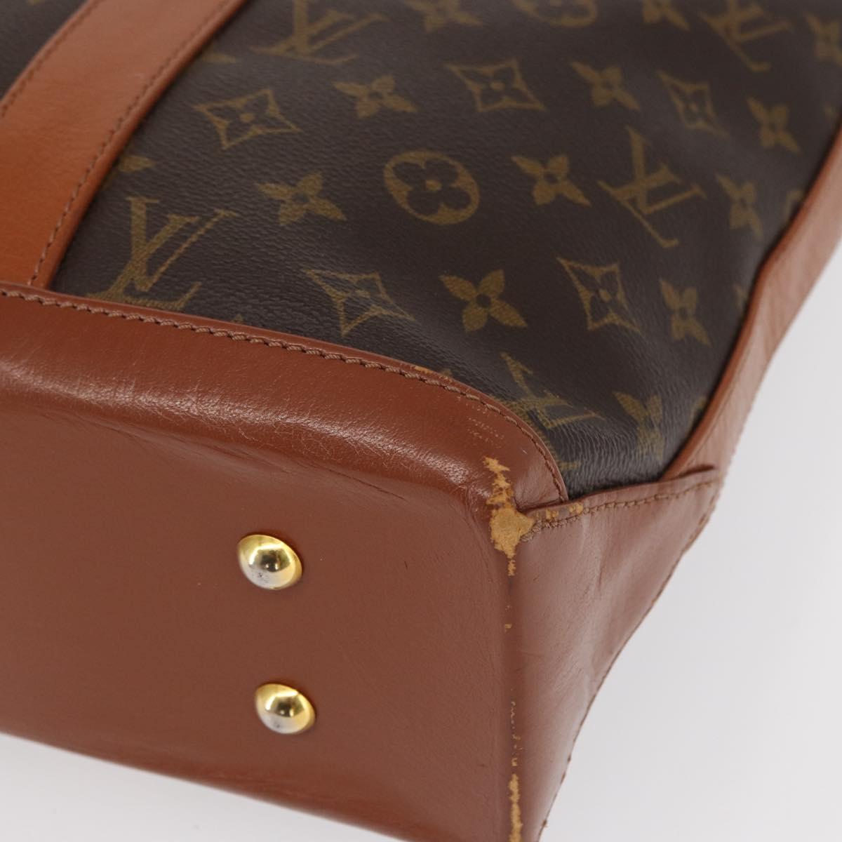 LOUIS VUITTON Monogram Sac Weekend PM Hand Bag M42425 LV Auth th6485