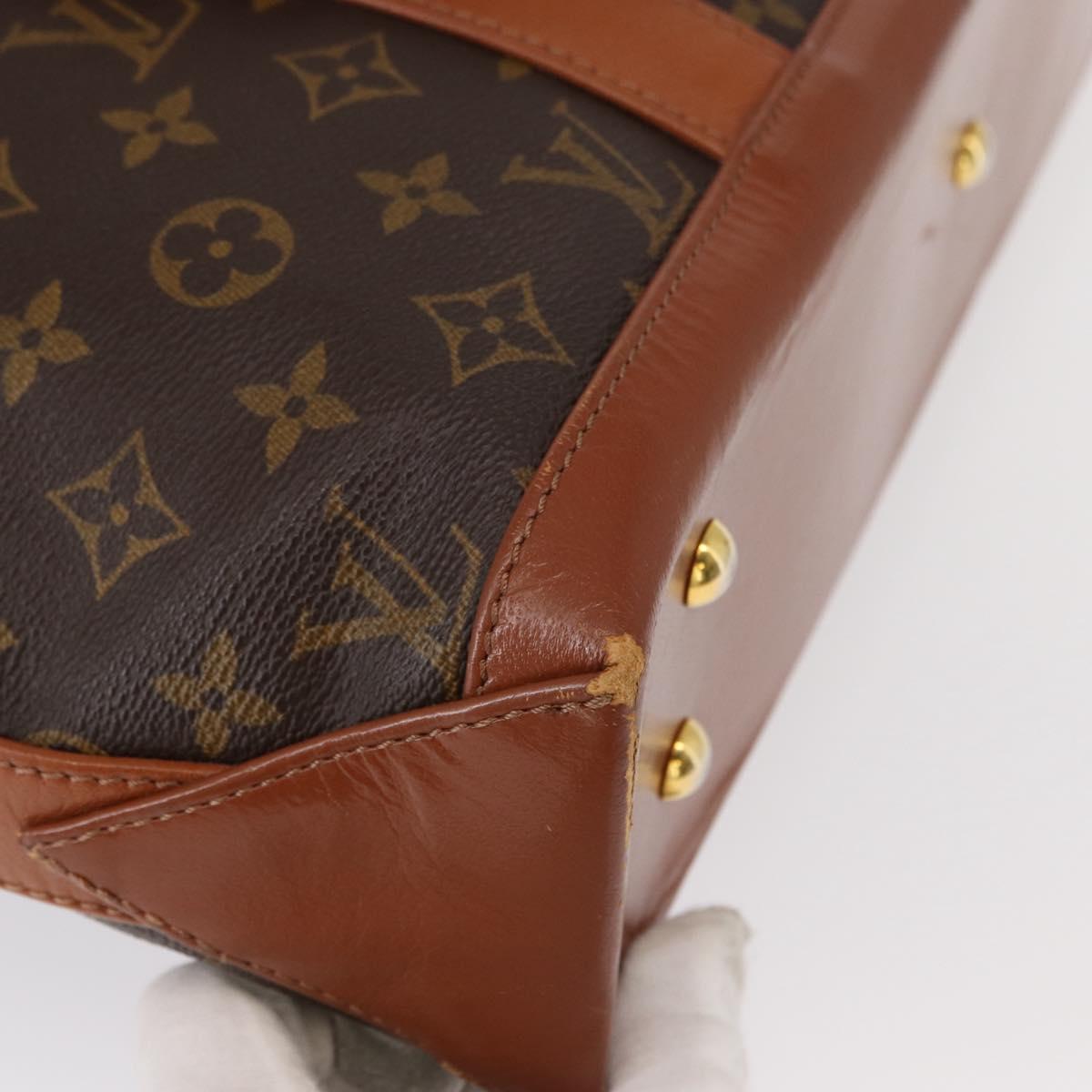 LOUIS VUITTON Monogram Sac Weekend PM Hand Bag M42425 LV Auth th6485