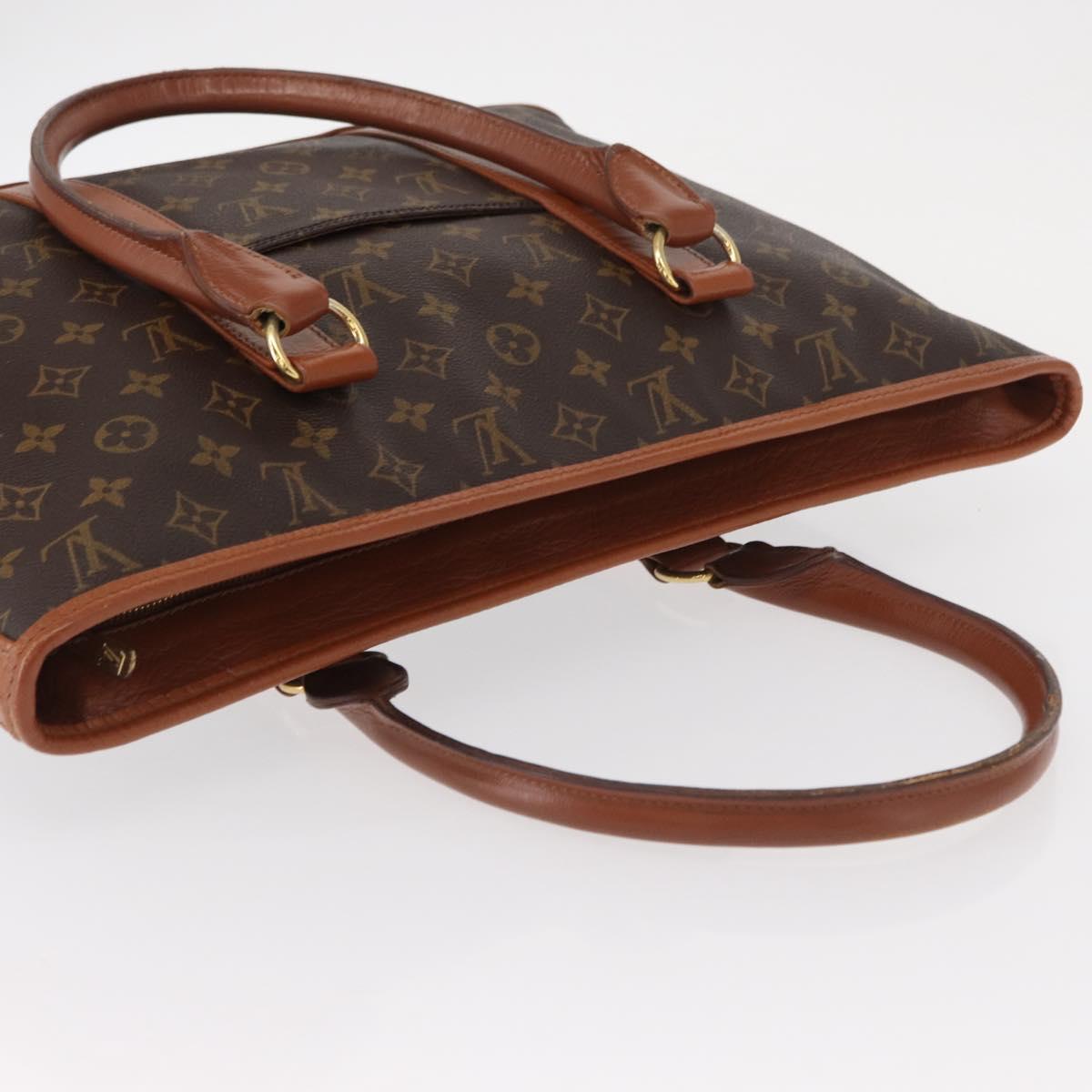 LOUIS VUITTON Monogram Sac Weekend PM Hand Bag M42425 LV Auth th6485