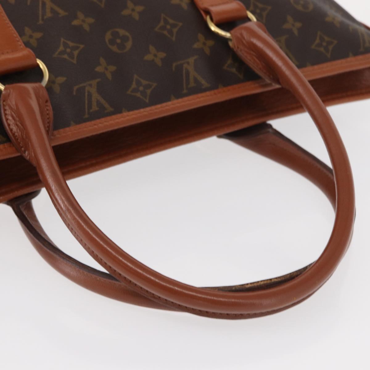 LOUIS VUITTON Monogram Sac Weekend PM Hand Bag M42425 LV Auth th6485