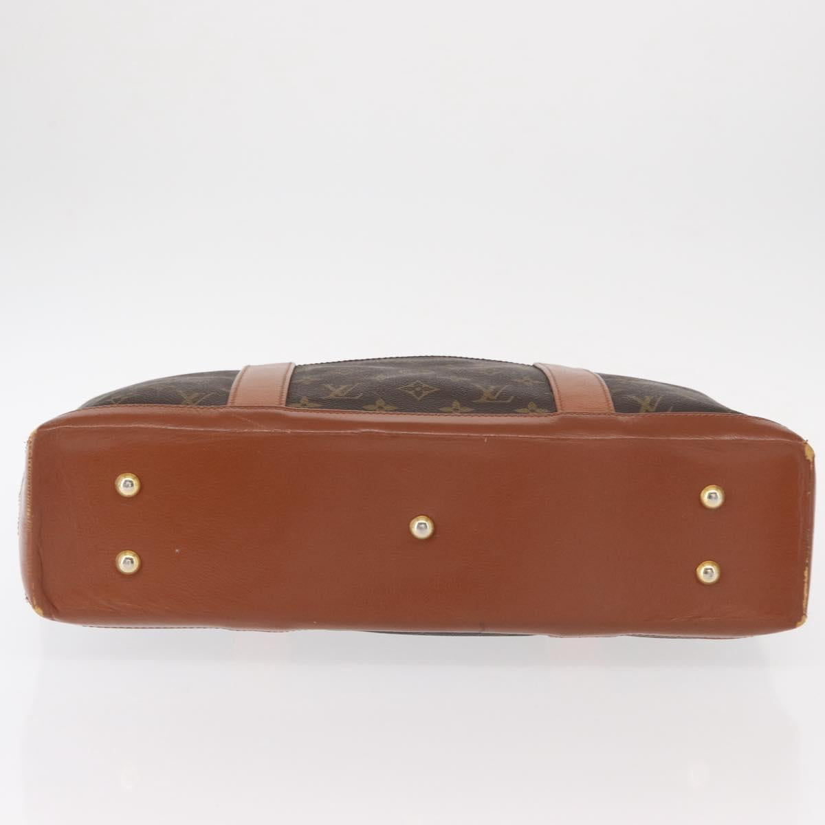 LOUIS VUITTON Monogram Sac Weekend PM Hand Bag M42425 LV Auth th6485
