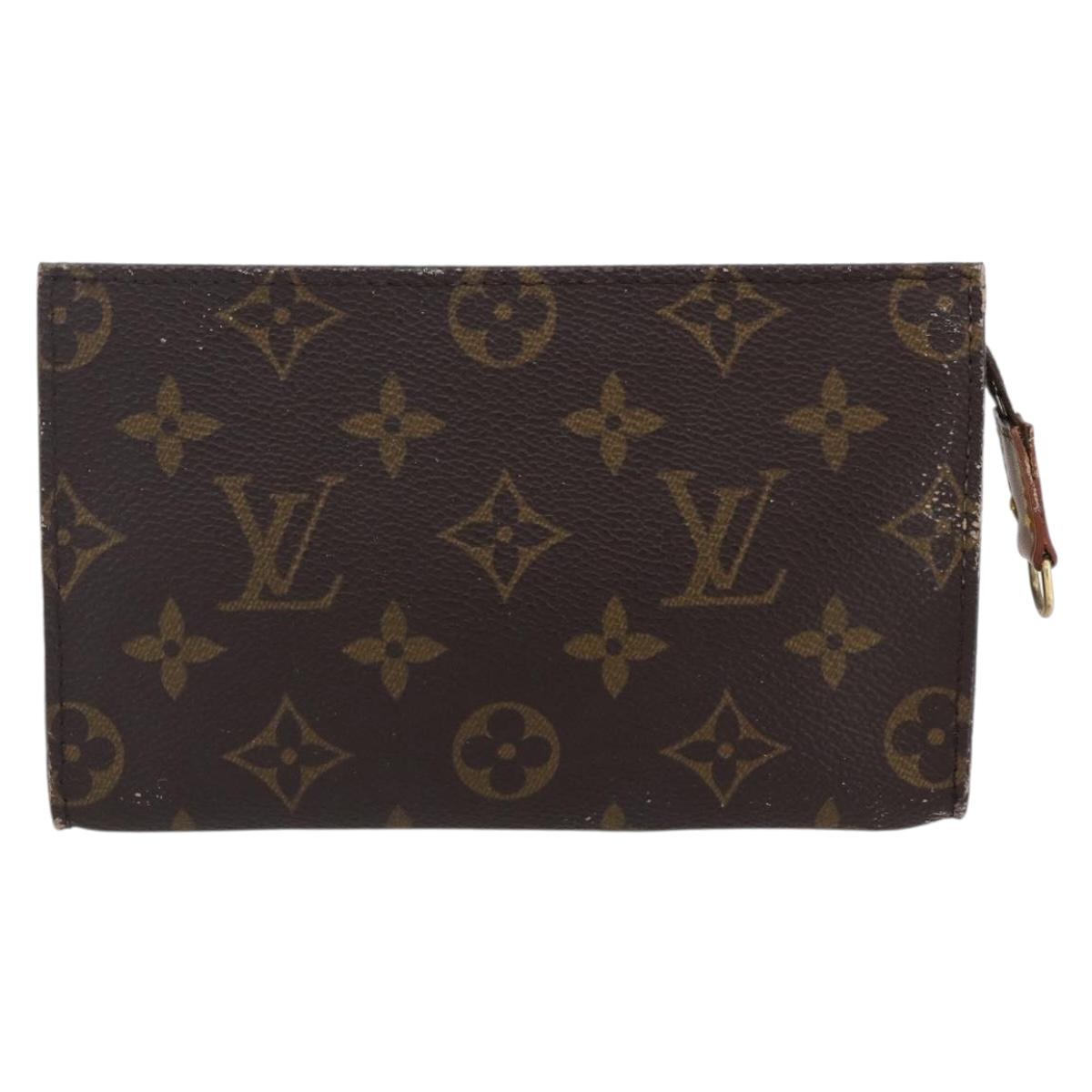 LOUIS VUITTON Monogram Bucket PM Accessory Pouch LV Auth th6492