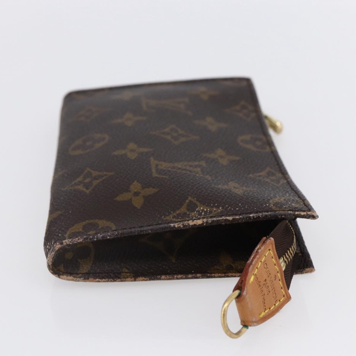 LOUIS VUITTON Monogram Bucket PM Accessory Pouch LV Auth th6492