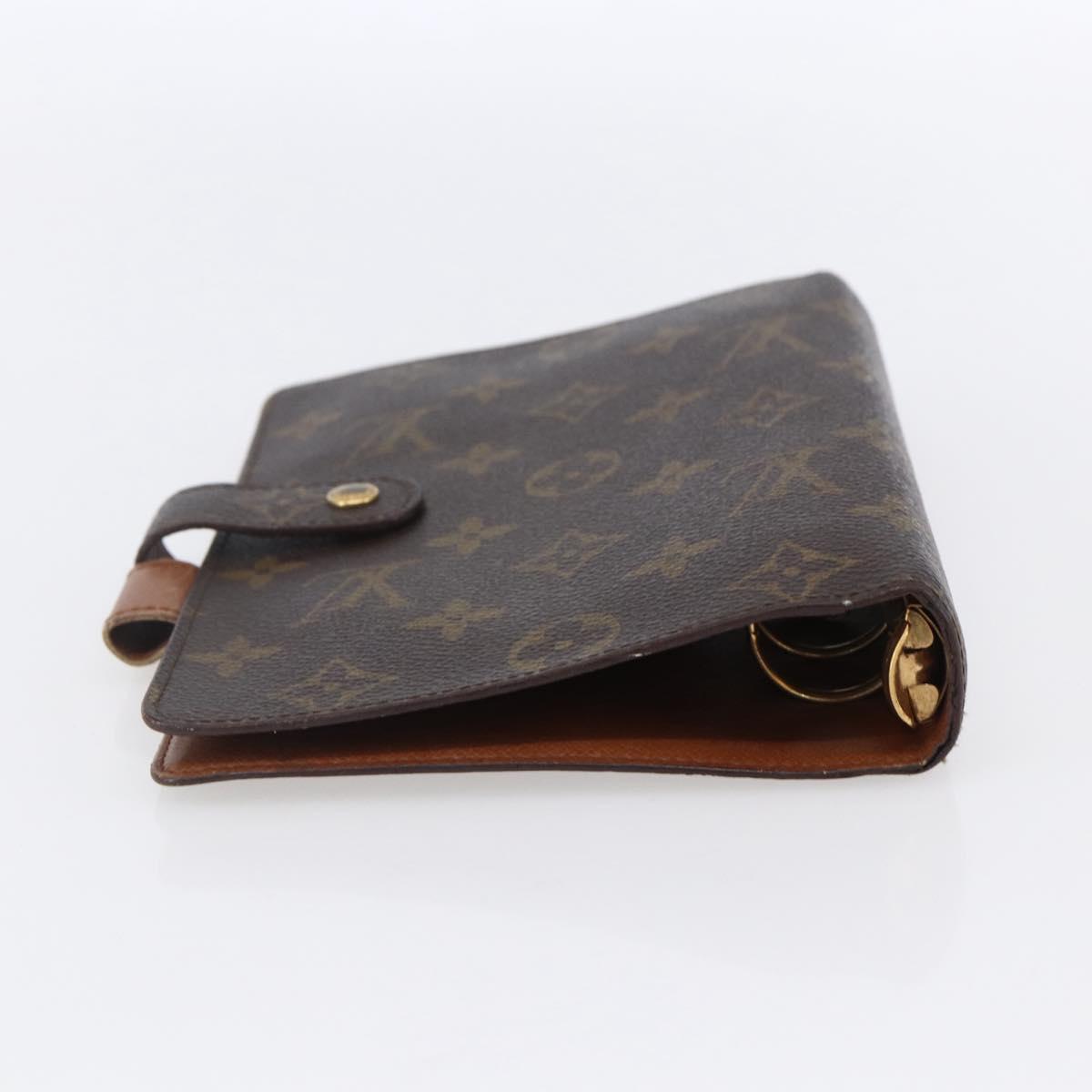 LOUIS VUITTON Monogram Agenda MM Day Planner Cover R20105 LV Auth th6493