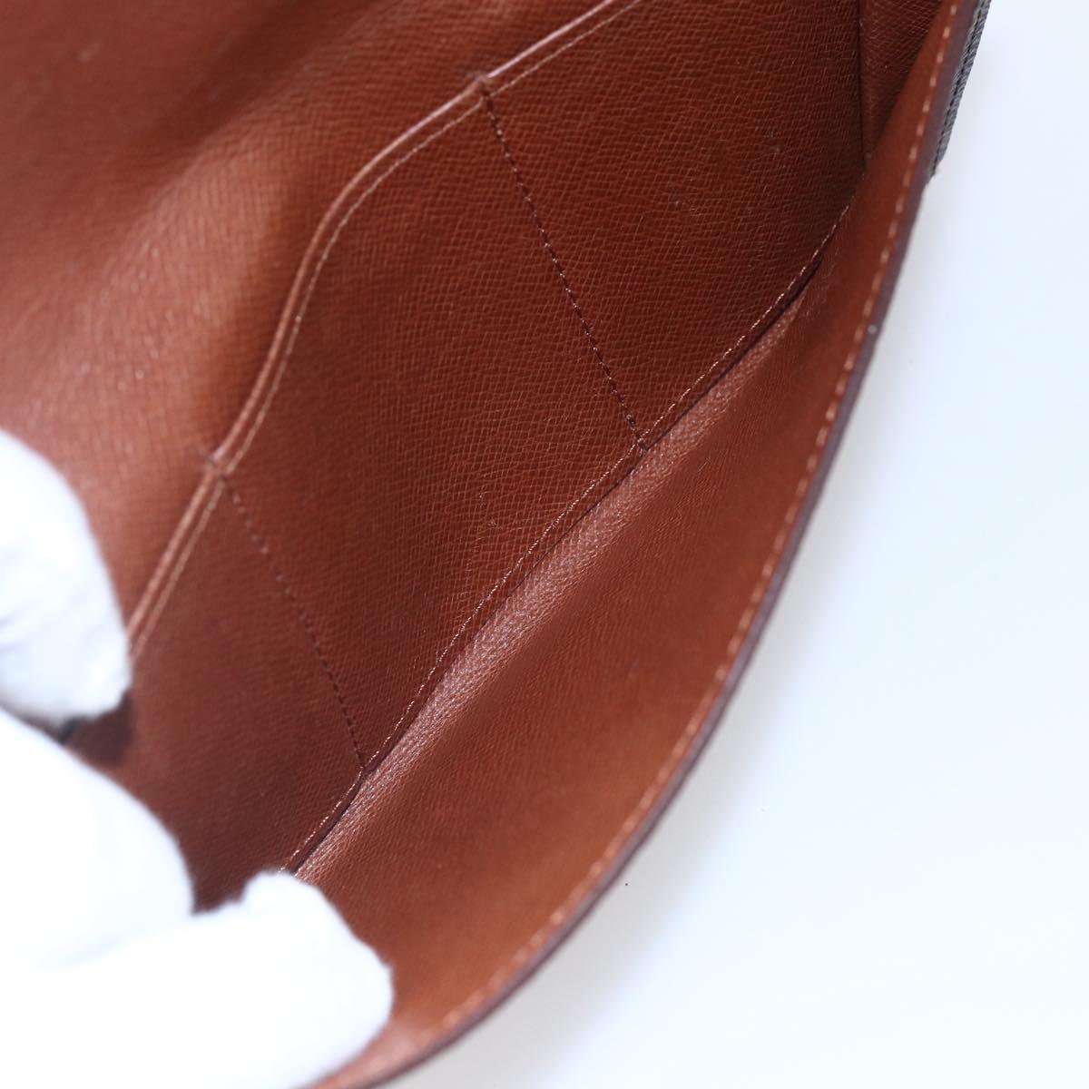 LOUIS VUITTON Monogram Porte Yen 3 Credit Long Wallet M61818 LV Auth th6494