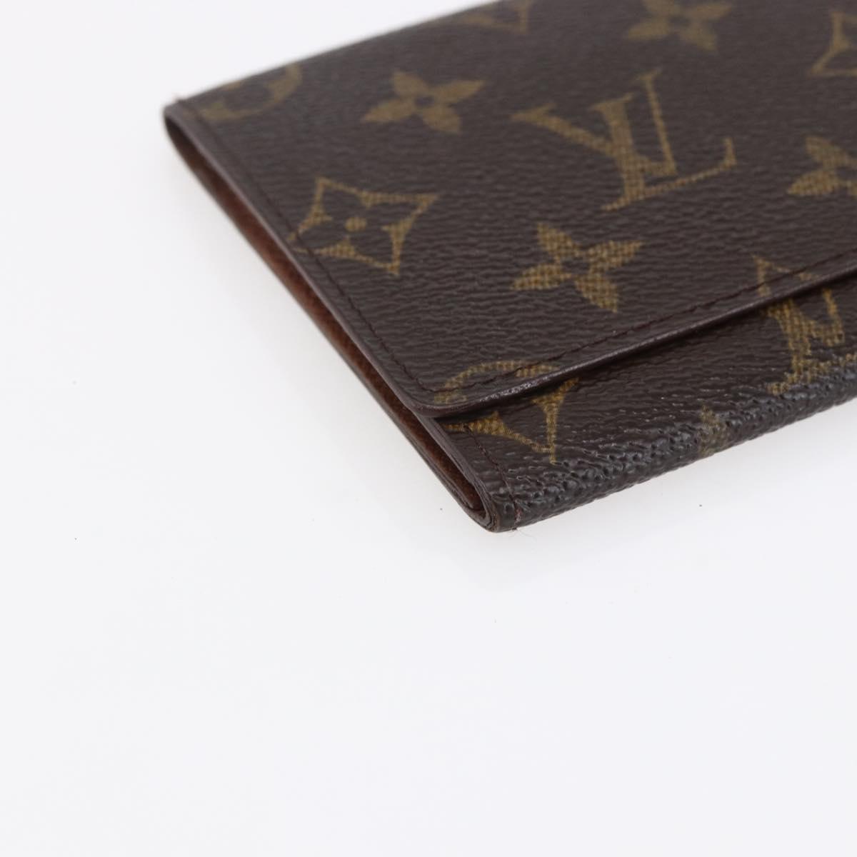 LOUIS VUITTON Monogram Porte Yen 3 Credit Long Wallet M61818 LV Auth th6494