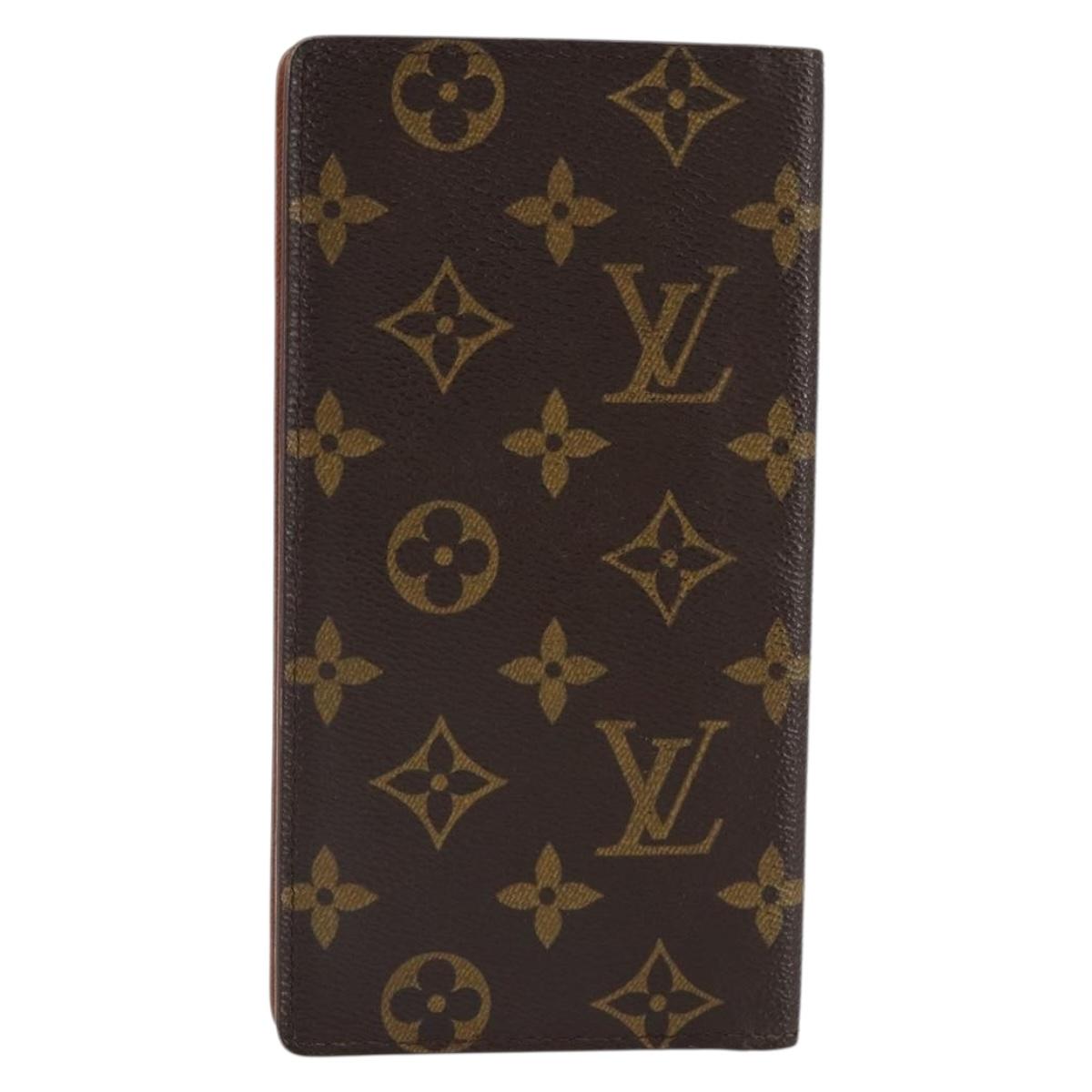 LOUIS VUITTON Monogram Porte Cartes Credit En Billfold Wallet M60825 Auth th6495