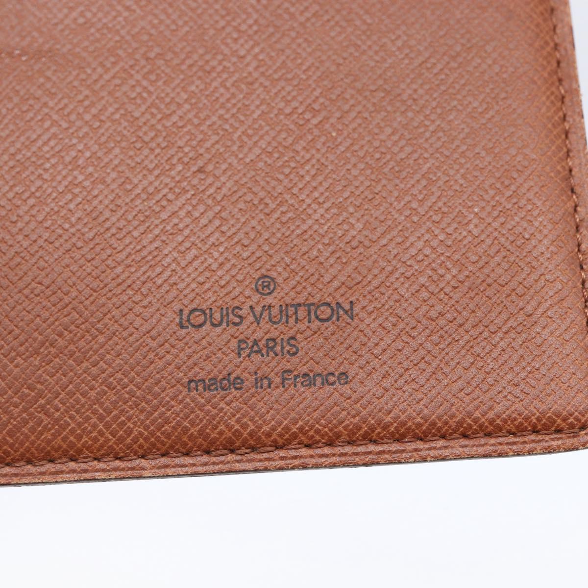 LOUIS VUITTON Monogram Agenda Oriental Day Planner Cover R20008 LV Auth th6496