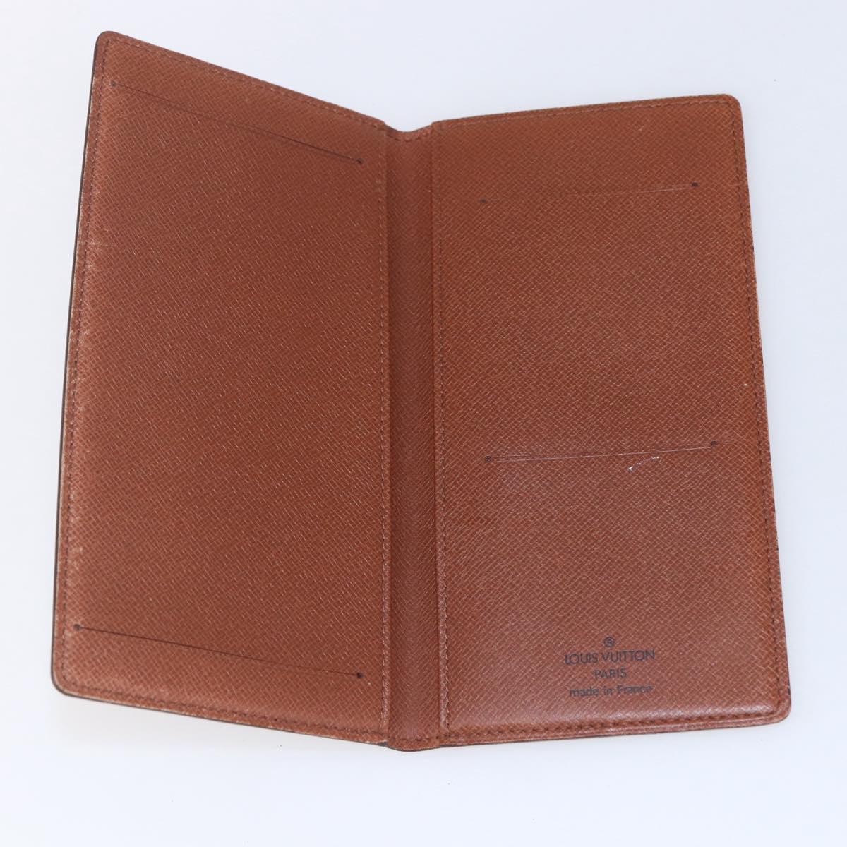 LOUIS VUITTON Monogram Agenda Oriental Day Planner Cover R20008 LV Auth th6496