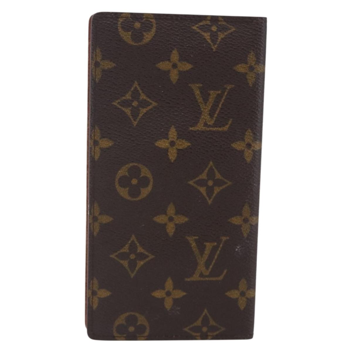 LOUIS VUITTON Monogram Agenda Oriental Day Planner Cover R20008 LV Auth th6496