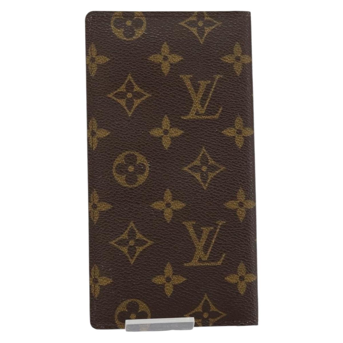 LOUIS VUITTON Monogram Agenda Oriental Day Planner Cover R20008 LV Auth th6497