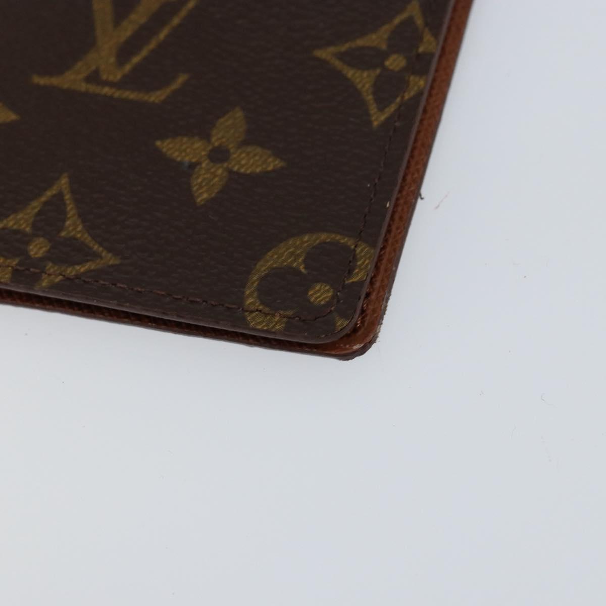LOUIS VUITTON Monogram Agenda Oriental Day Planner Cover R20008 LV Auth th6497