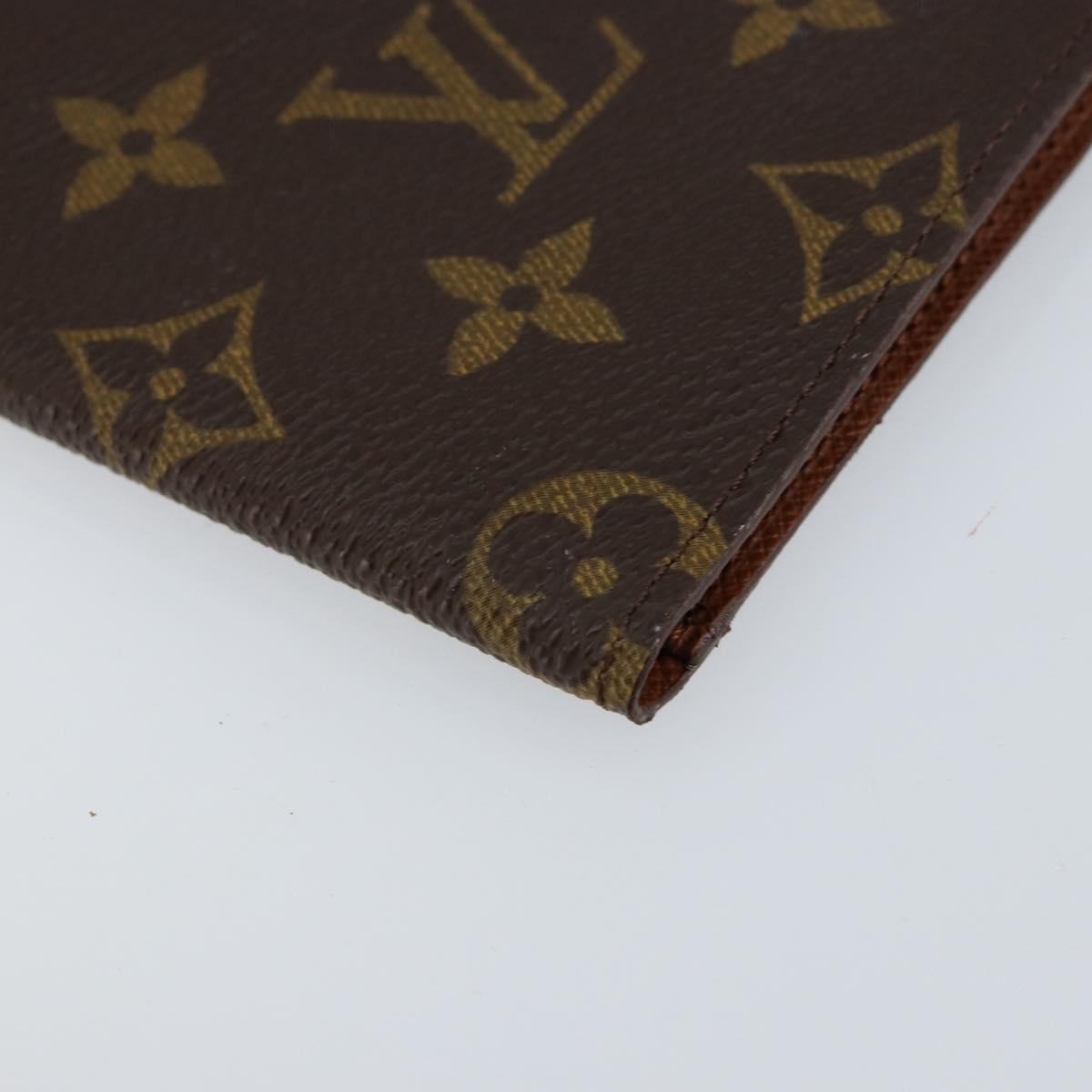 LOUIS VUITTON Monogram Agenda Oriental Day Planner Cover R20008 LV Auth th6497