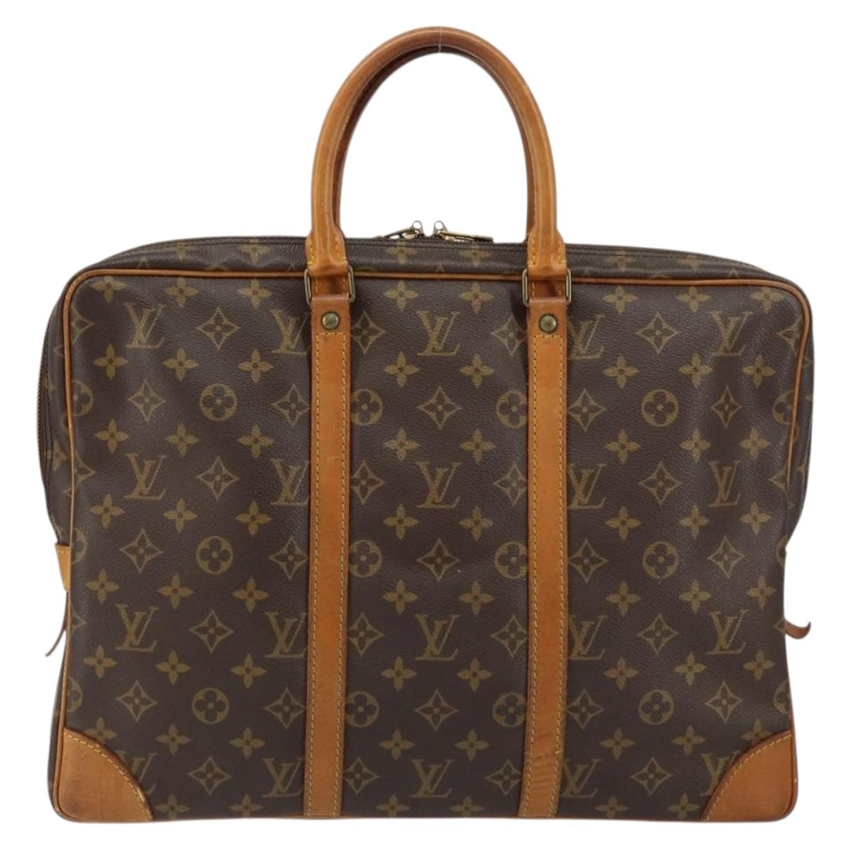 LOUIS VUITTON Monogram Porte Documents Voyage Business Bag M53361 LV Auth th6503
