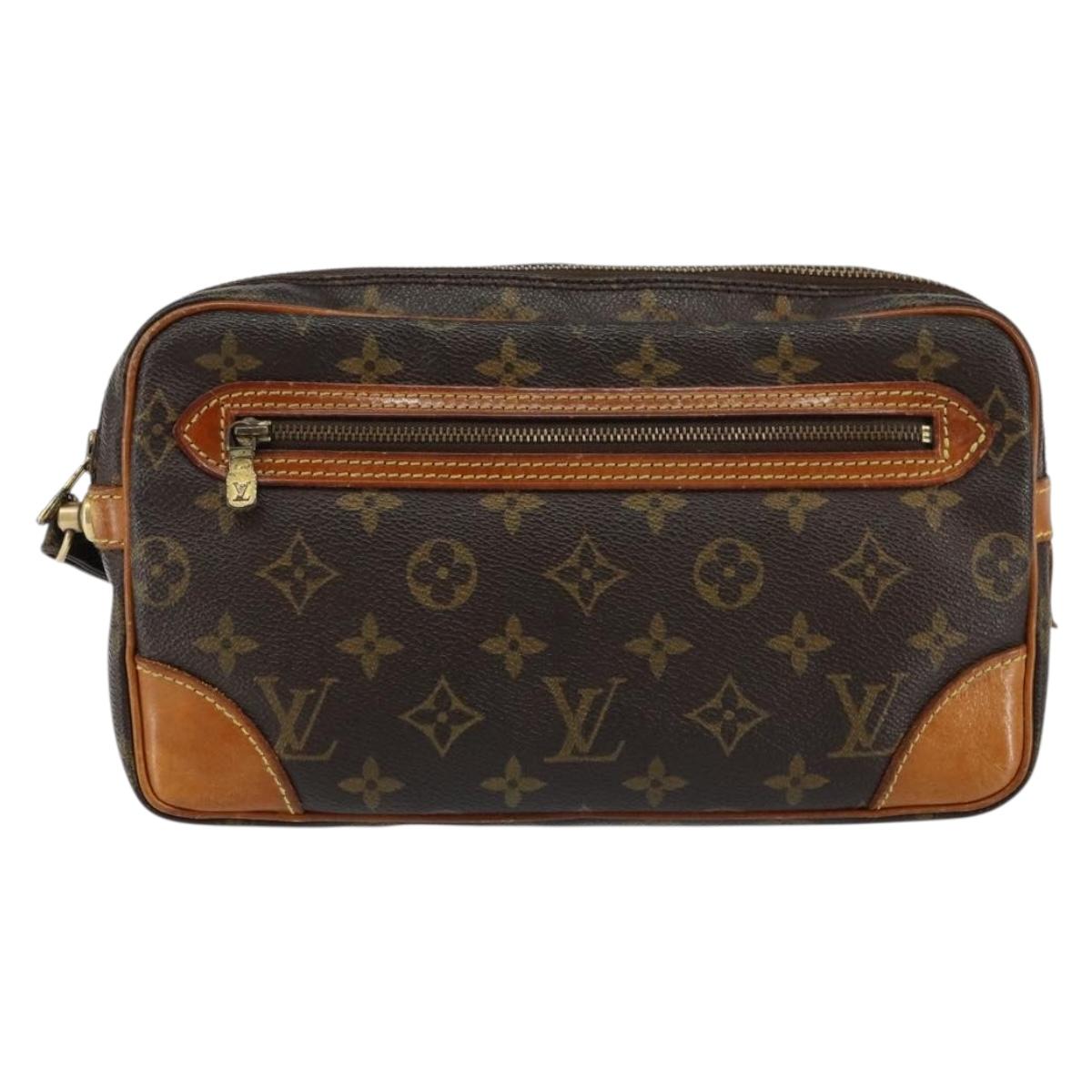 LOUIS VUITTON Monogram Marly Dragonne GM Clutch Bag M51825 LV Auth th6504