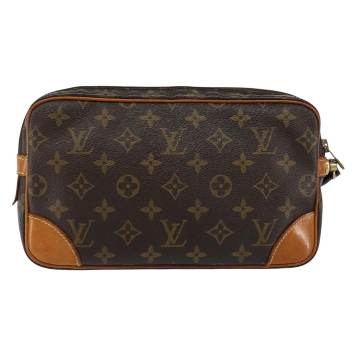 LOUIS VUITTON Monogram Marly Dragonne GM Clutch Bag M51825 LV Auth th6504