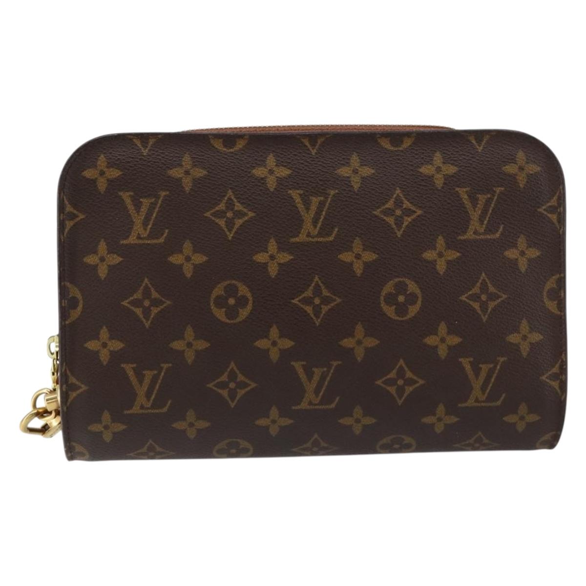 LOUIS VUITTON Monogram Orsay Clutch Bag M51790 LV Auth th6505