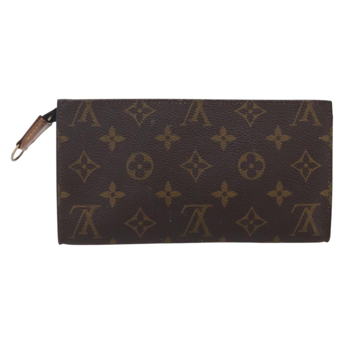 LOUIS VUITTON Monogram Bucket GM Accessory Pouch LV Auth th6507