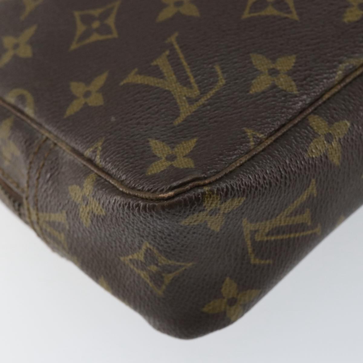 LOUIS VUITTON Monogram Trousse Toilette 23 Clutch Bag M47524 LV Auth th6508