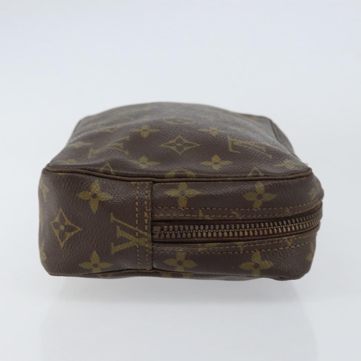 LOUIS VUITTON Monogram Trousse Toilette 23 Clutch Bag M47524 LV Auth th6508