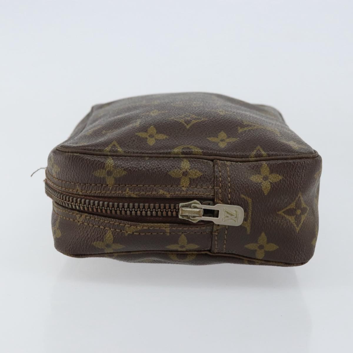 LOUIS VUITTON Monogram Trousse Toilette 23 Clutch Bag M47524 LV Auth th6508