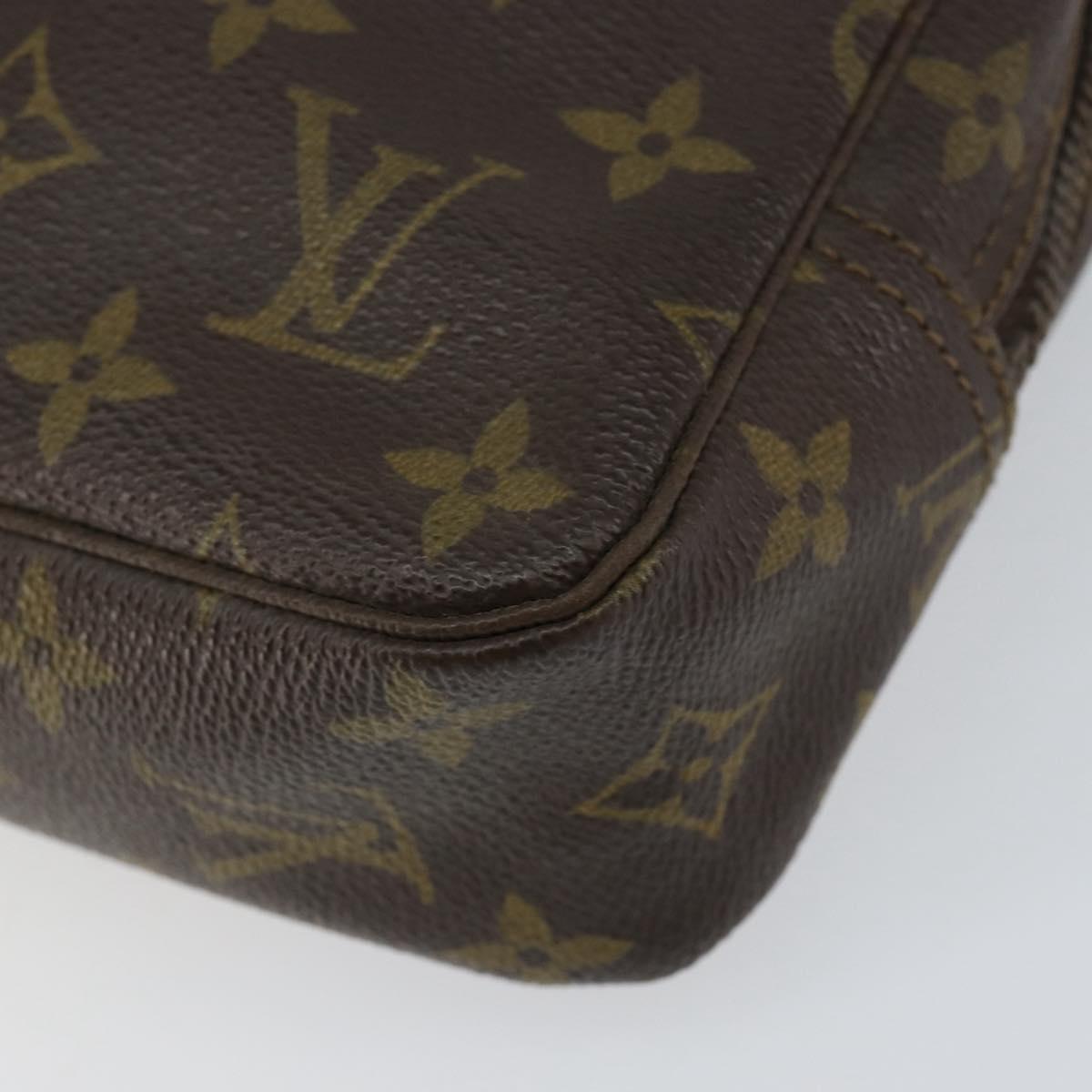 LOUIS VUITTON Monogram Trousse Toilette 23 Clutch Bag M47524 LV Auth th6508